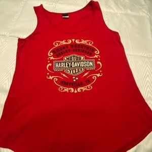 Women’s Harley Davidson tank top.  Large, Smokey Mountains Maryville